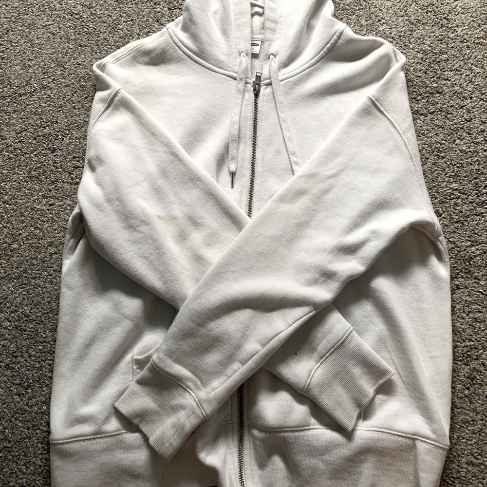 White old navy youth hoodie w pockets
